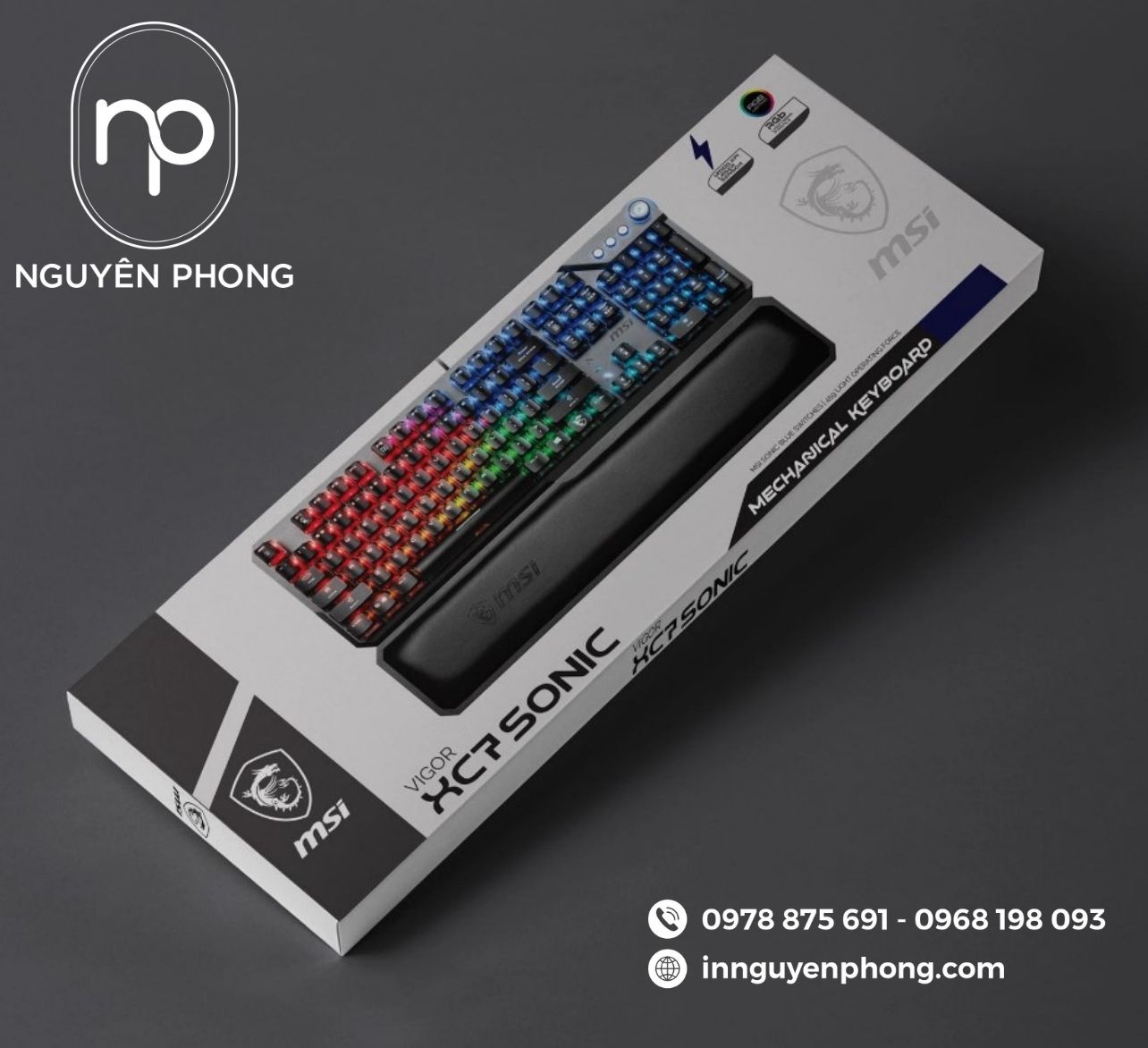 Mẫu hộp đựng bàn phím 